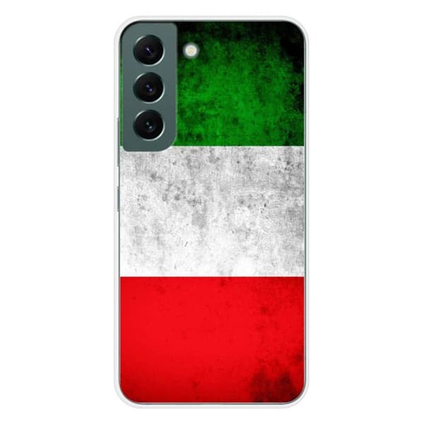 Tryckt silikonfodral som är kompatibelt med Samsung Galaxy S22 Italien flagga