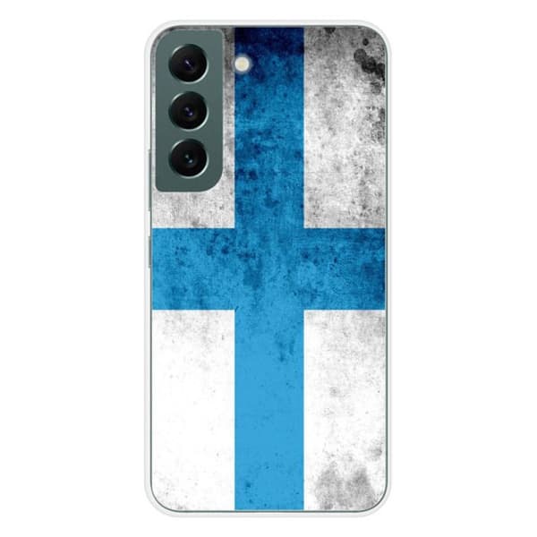 Tryckt silikonfodral som är kompatibelt med Samsung Galaxy S22 Marseille flagga