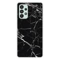 Miniatyrbild 1 av 6: Tryckt silikonfodral som är kompatibelt med Samsung Galaxy A73 5G Black Marble