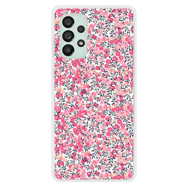 Tryckt silikonfodral kompatibelt Samsung Galaxy A73 5G Liberty Wiltshire Rose