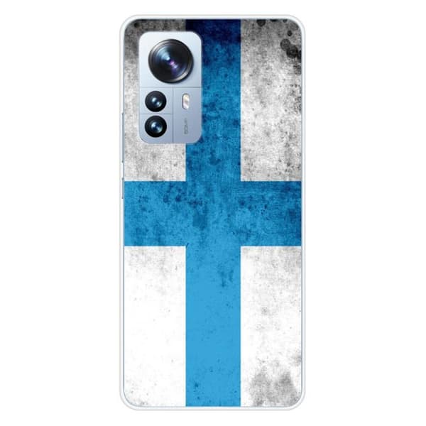 Tryckt silikonfodral som är kompatibelt med Xiaomi Mi 12 Pro Marseille-flaggan
