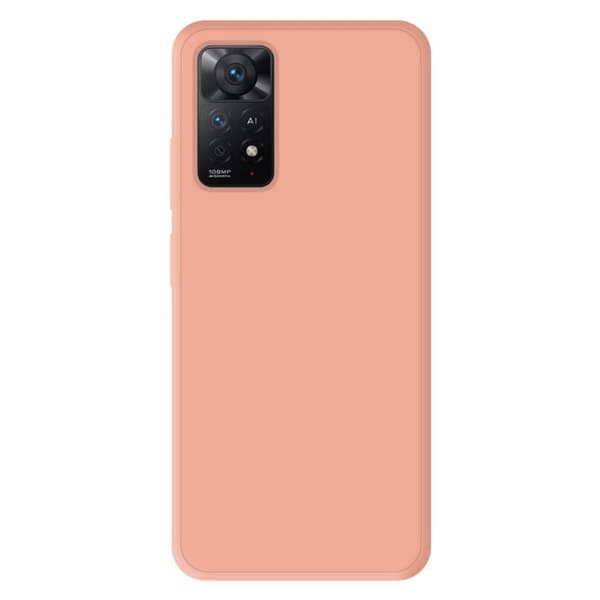 Siliconefodral - Xiaomi - Redmi Note 11 Pro - Ljust rosa - Stötabsorberande - Semi-styv