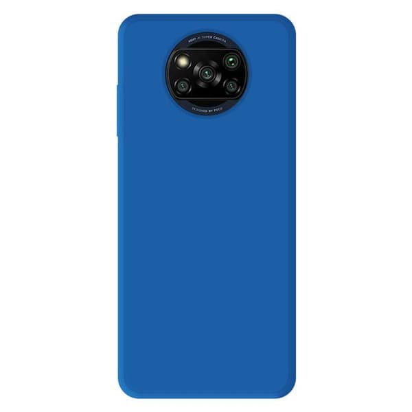 Siliconfodral - Xiaomi - Poco X3 / Poco X3 Pro - Matt Blå - Stöttålig - Fritt åtkomst till funktioner
