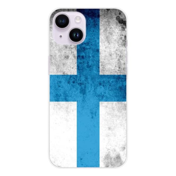 Tryckt silikonfodral som är kompatibelt med Apple iPhone 14 Marseille flagga