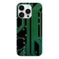 Miniatyrbild 1 av 3: Tryckt silikonfodral som är kompatibelt med Apple iPhone 14 Pro Geek-kretsstruktur