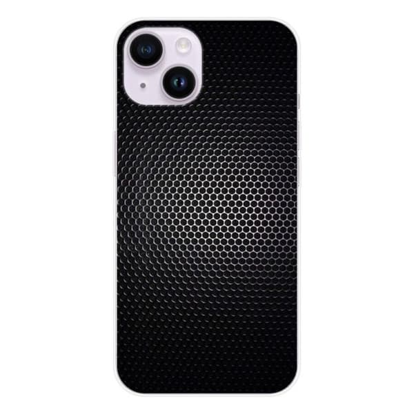Tryckt silikonfodral som är kompatibelt med Apple iPhone 14 Dark Metal