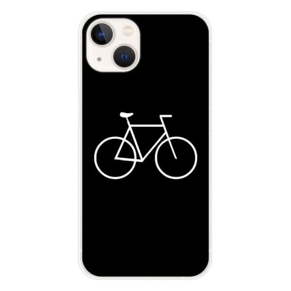 Tryckt silikonfodral som är kompatibelt med Apple iPhone 13 Bike Hipster