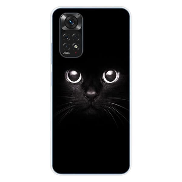 Tryckt silikonfodral som är kompatibelt med Xiaomi Redmi Note 11 4G kattögon