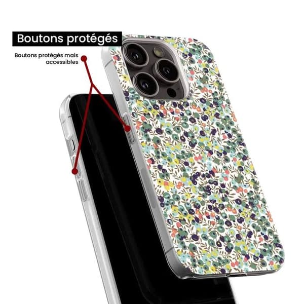 Tryckt silikonfodral kompatibelt Xiaomi Redmi Note 11 4G Liberty Wiltshire Green