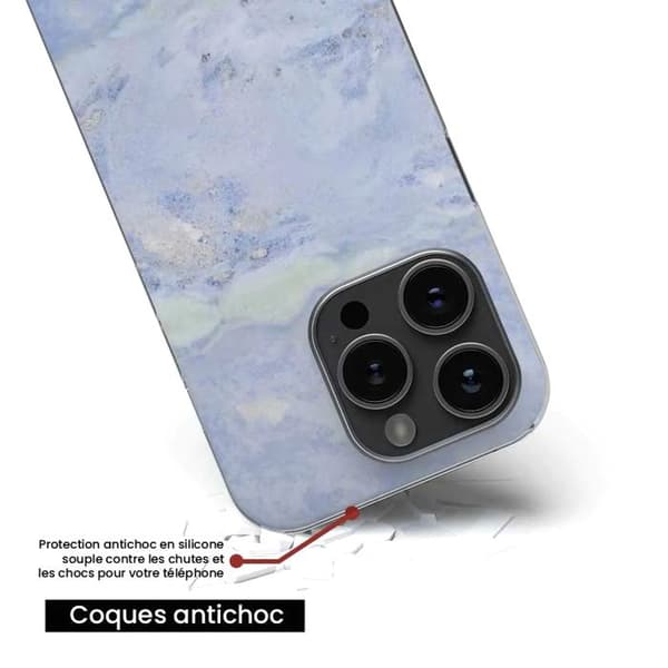 Tryckt silikonfodral som är kompatibelt med Xiaomi Redmi Note 11 4G Blue Marble