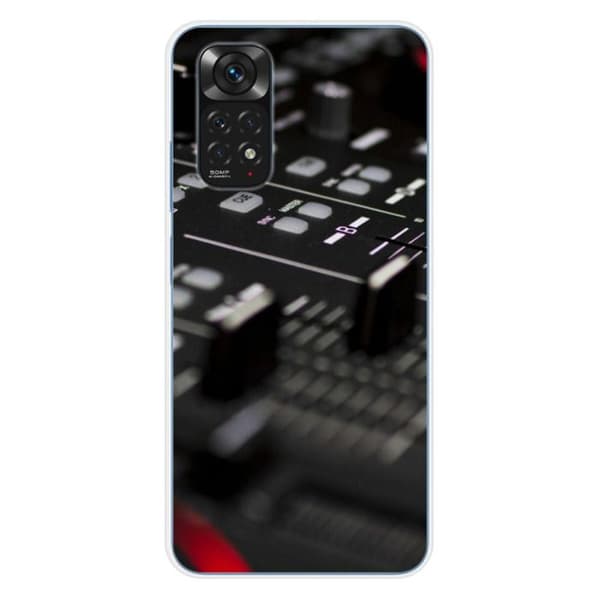 Tryckt silikonfodral som är kompatibelt med Xiaomi Redmi Note 11 4G DJ Mixer