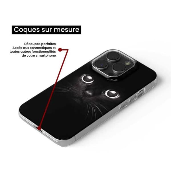 Tryckt silikonfodral kompatibelt Samsung Galaxy S22 Ultra Cat Eyes