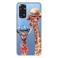 Miniatyrbild 1 av 6: Tryckt silikonfodral som är kompatibelt med Xiaomi Redmi Note 11 4G Funny Giraffe