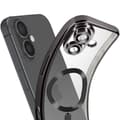Miniatyrbild 4 av 4: Fodral - AVIZAR - iPhone 16 Plus - Silikon - Svart Chrome Contour - Fullständigt kameraskydd