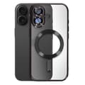Miniatyrbild 1 av 4: Fodral - AVIZAR - iPhone 16 Plus - Silikon - Svart Chrome Contour - Fullständigt kameraskydd