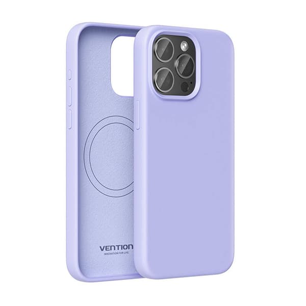 Vention KUFV0-30 silikonikotelo iPhone 15 Prolle (violetti)