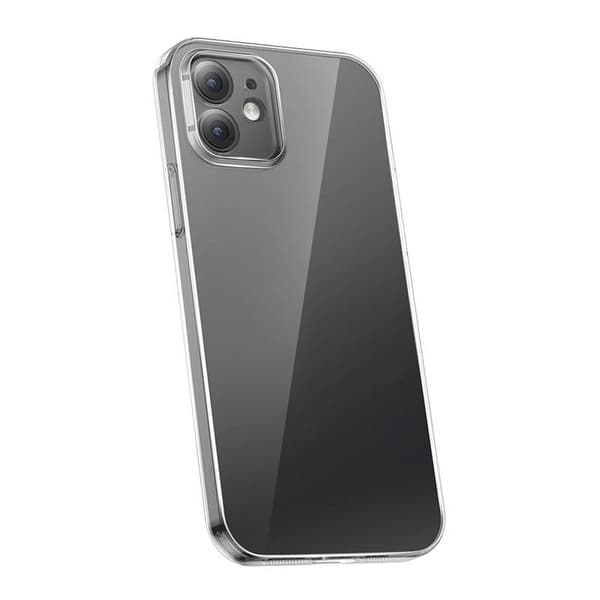 Gennemsigtigt etui og sæt af hærdet glas Baseus Corning til iPhone 12