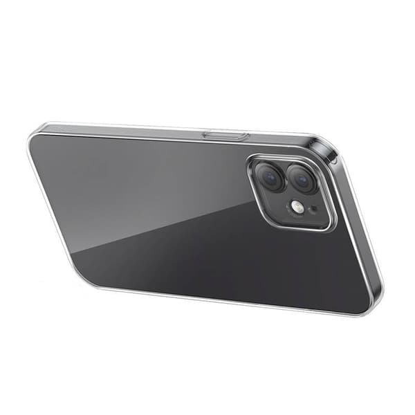 Gennemsigtigt etui og sæt af hærdet glas Baseus Corning til iPhone 12