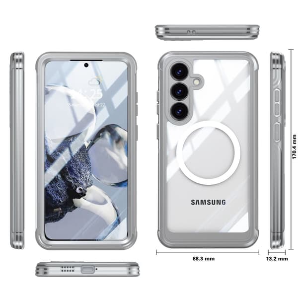 INF Samsung Galaxy S25 Plus skyddsfodral - stöttåligt, dammtätt, fallskydd