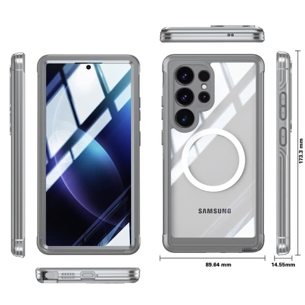 INF Samsung Galaxy S25 Ultra skyddsfodral - stöttåligt, dammtätt, fallskydd