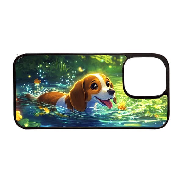Børne Tegneserie Beagle Hund iPhone 15 Pro Mobiltelefon Dække