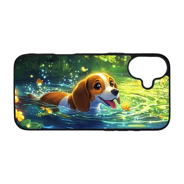 Børne Tegneserie Beagle Hund iPhone 16 Plus Mobiltelefon Dække