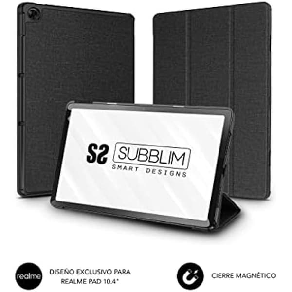 Tablettfodral - SUBBLIM - Realme Pad - 10,4 tum - Magnetisk stängning - Stöttålig