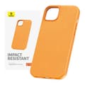 Miniatyrbillede 2 af 4: Telefoncover til iPhone 15 Plus Baseus Fauxther Series (orange)