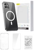 Miniatyrbillede 3 af 3: Crystal Magnetic Case and Tempered Glass iPhone 13" Transparent, Baseus