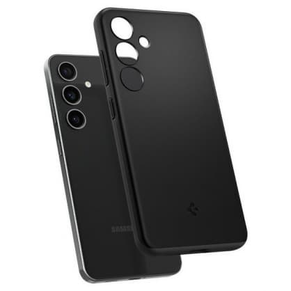 Tunn passform baktill Galaxy S24" Svart, Spigen