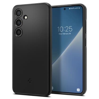 Tunn passform baktill Galaxy S24" Svart, Spigen