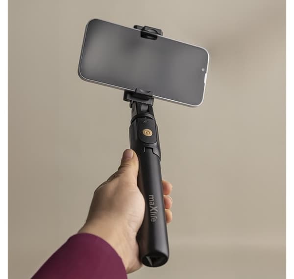 Maxlife tripod-selfie stick MXST-100, black