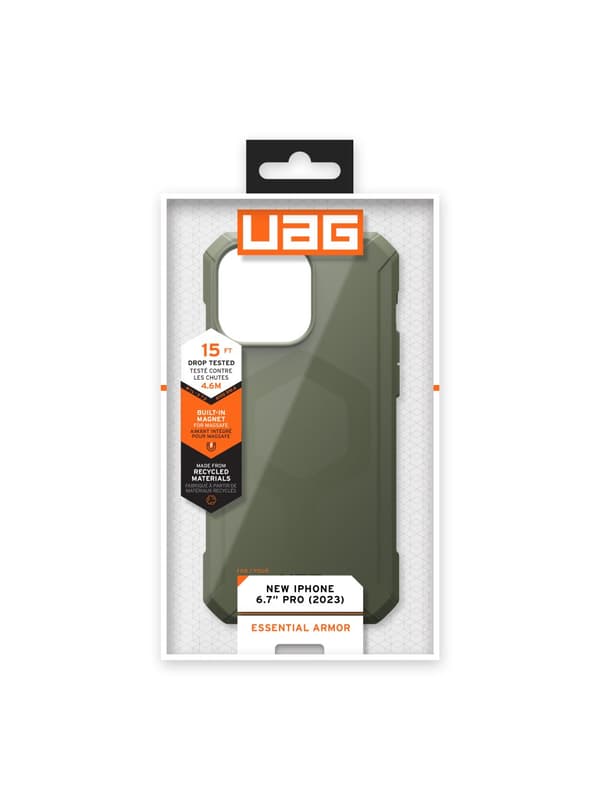 iPhone 15 Pro Max Essential Armor Magsafe - Olive Drab