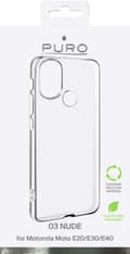 Miniatyrbild 1 av 2: Motorola Moto E20/E30/E40 0.3 Nude, Transparent