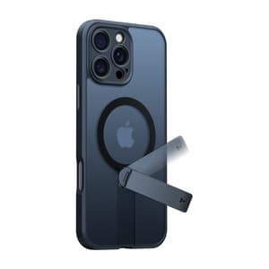 Torras Pstand Spin Case til iPhone 16 ProMax (sort)