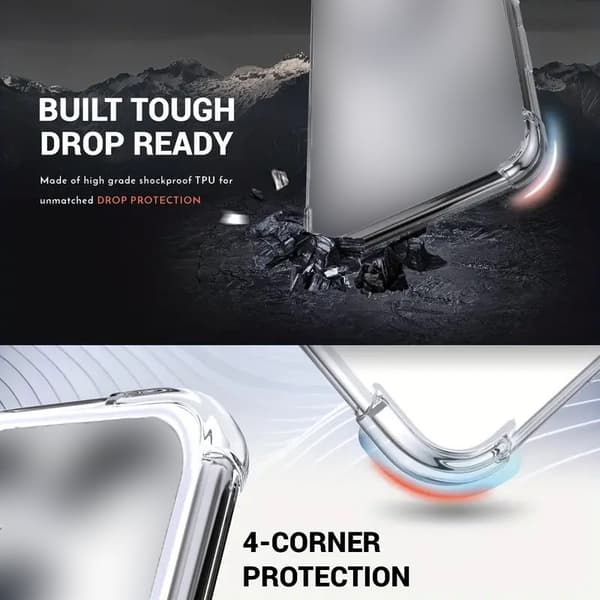 Samsung S24 Ultra Premium Transparent Skal: Stöttåligt med Förstärkta Hörn