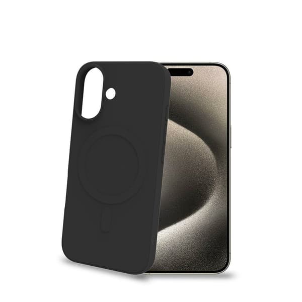 Puhelinsuoja Celly IPHONE 16 Musta Apple