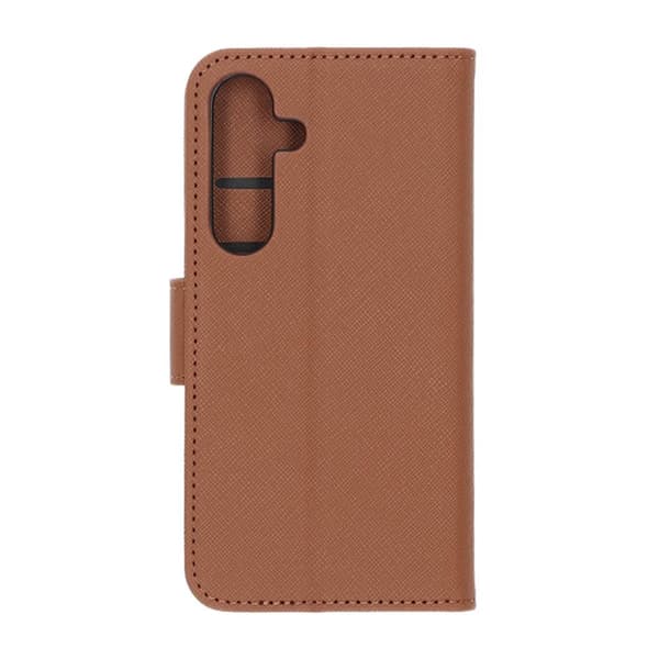 Samsung Galaxy S25 Plånboksfodral med Stativ - Brun
