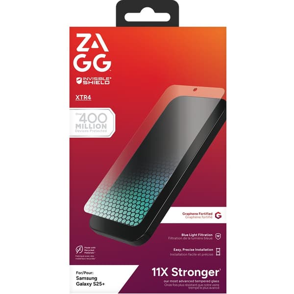 ZAGG InvisibleShield Samsung Galaxy S25 Plus Näytönsuoja Glass XTR4