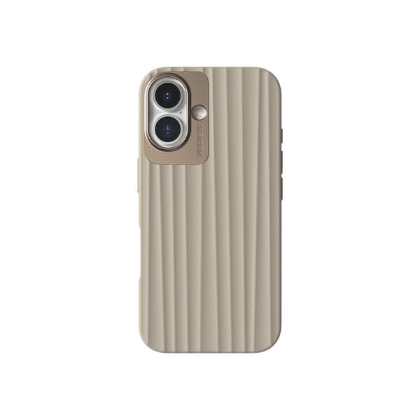 Nudient iPhone 16 Skal Bold MagSafe Linen Beige