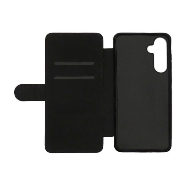 Svart Labrador Samsung Galaxy A16 Flip Mobilfodral
