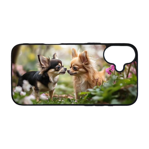 Lang Frakk Chihuahua Hunde iPhone 16 Plus Mobiltelefon Deksel