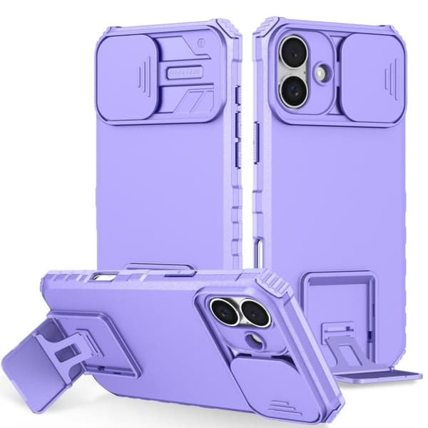 iPhone 16 Plus Skal med kameraskydd - Lila