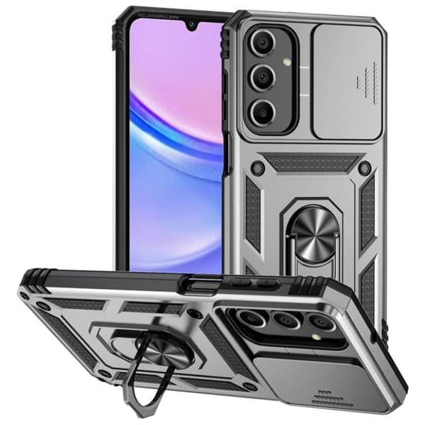 Samsung Galaxy A16 Skal med stativ - Silver