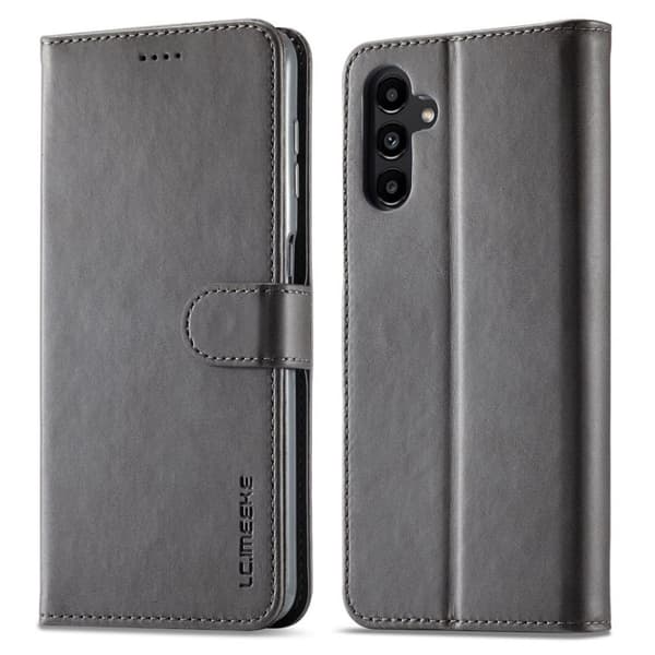 LC.IMEEKE Samsung Galaxy S24 FE Plånboksfodral med stativ - Grå