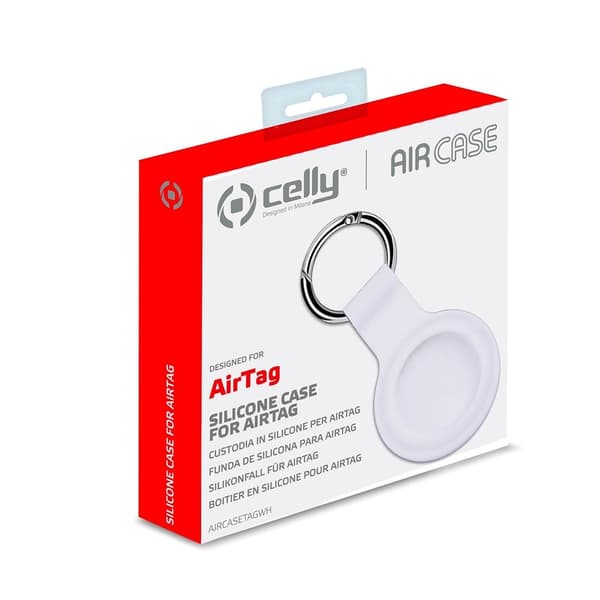 Celly AirTag Hållare AirCase Vit