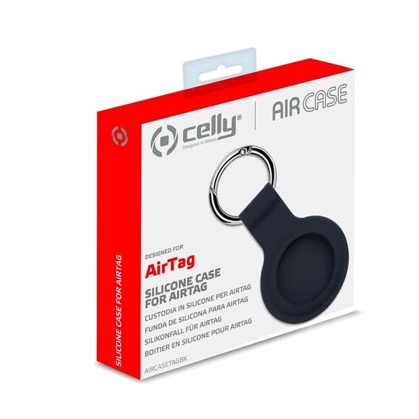 Celly AirTag Hållare AirCase Svart