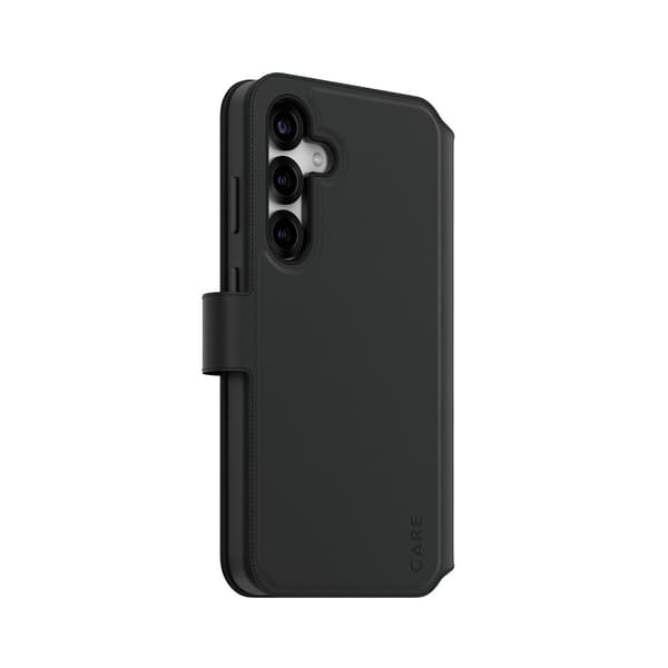 CARE by PanzerGlass Samsung Galaxy S25 Plus Kotelo Tango Two-in-One Wallet MagSafe Musta