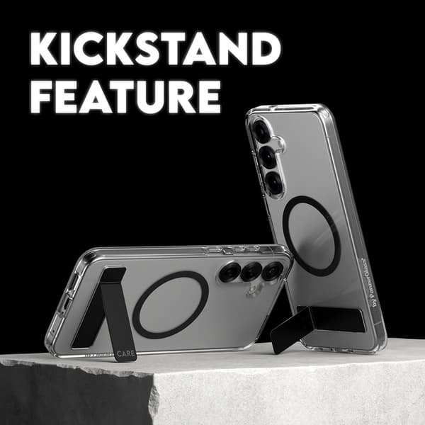 CARE by PanzerGlass Samsung Galaxy S25 Cover Kickstand MagSafe Sort