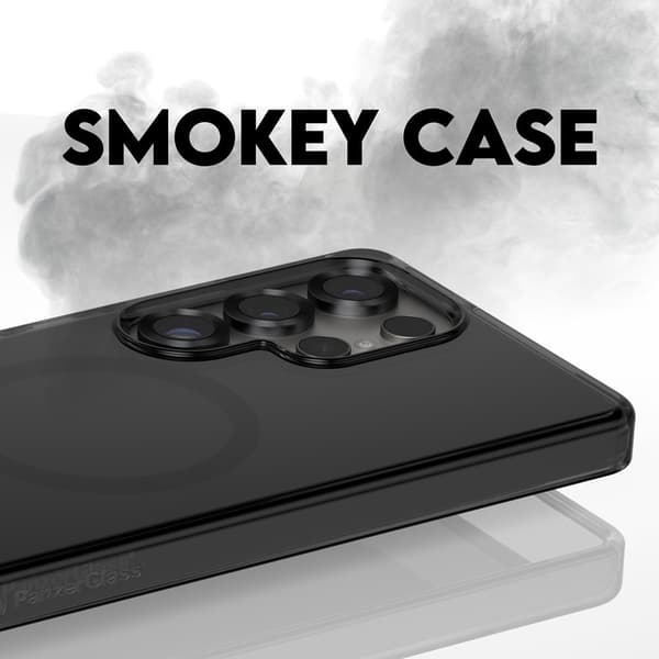 CARE by PanzerGlass Samsung Galaxy S25 Ultra Skal Smokey MagSafe Svart